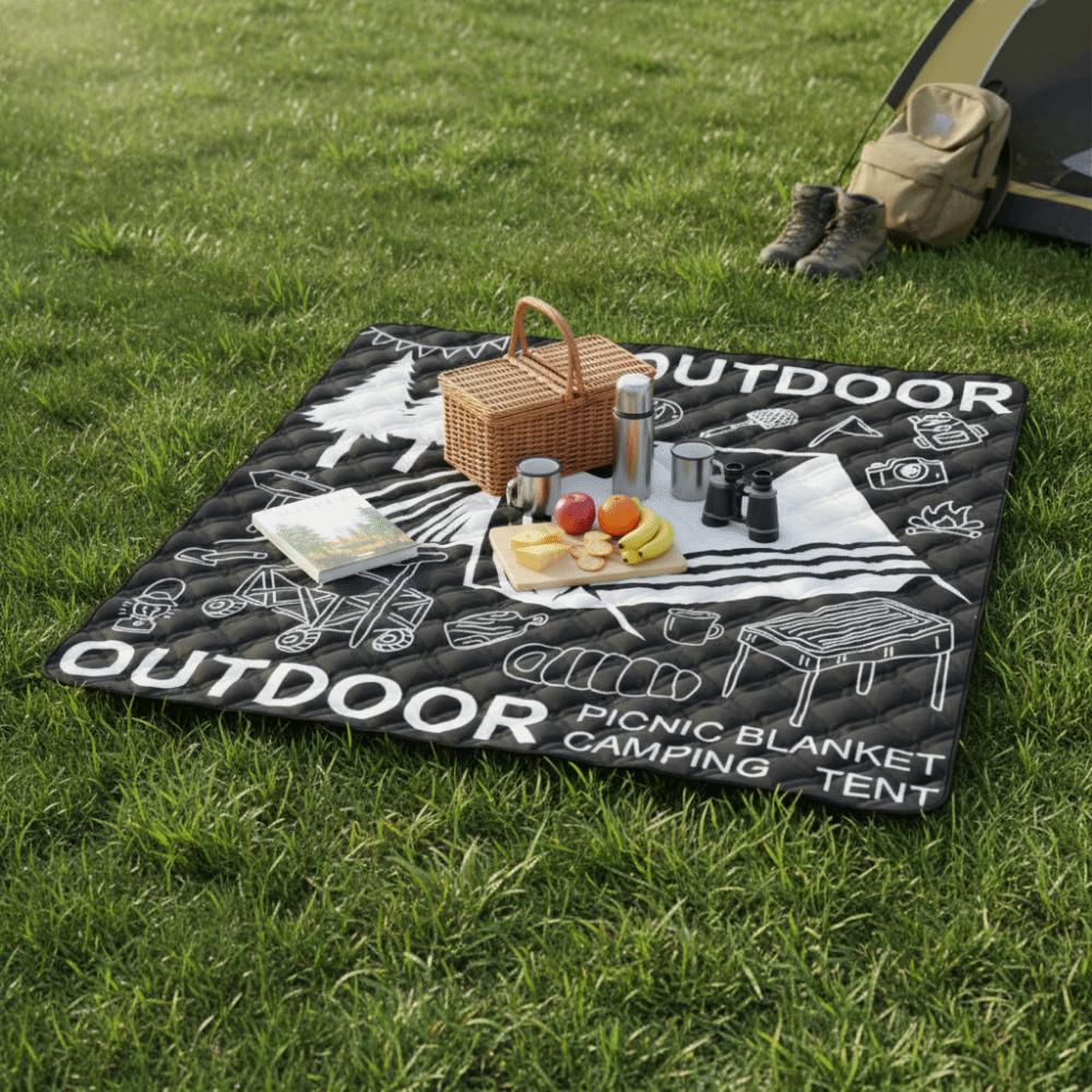 Comfortable Outdoor Picnic Mat Collapsible Beach Blanket Comfortable Picnic Carpet Beach
