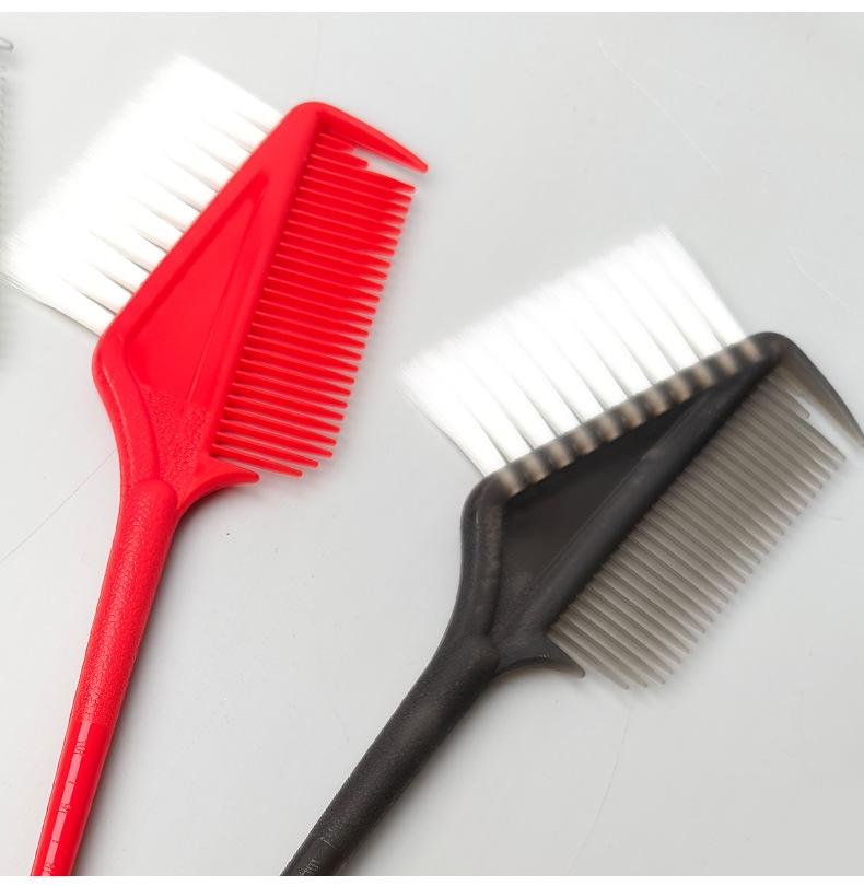 2pcs Hair Dye Brush and Comb Set Thickened Hair Coloring Brush with Fine Tooth Comb for Hair Dye Application and Styling Tools