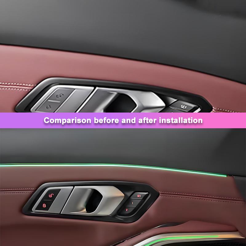 Светодиодная подсветка салона для BMW 3 серии G20 X5 G05 X6 G06 X7 G07 4-дверный комплект с синхронизацией OEM