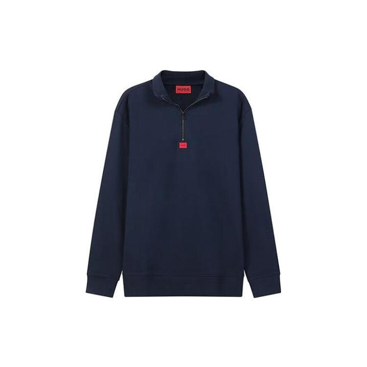 HUGO BOSS Sweatshirts Men's Stand Collar Moderate Regular 50470121-405