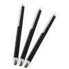 Elecom Touch Pen Stylus Pen, Pack of 3, Conductive Fiber with Clip [Compatible with Smartphones, Tablets, iPhone, iPad, Etc.] Black PWTPS03BK/3