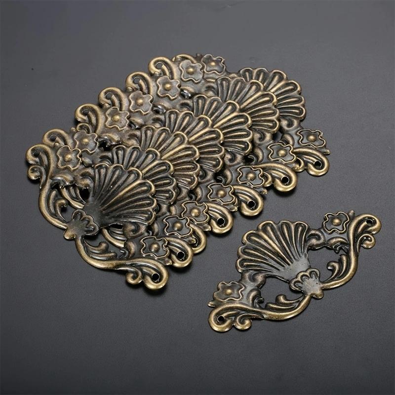 4Pcs Box Desk Corner Jewelry Iron Case Scrapbook Decorative Guard Crafts Decorative Corner Piece