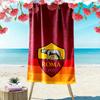 Пляжное полотенце с принтом A.S. Roma, большое, мягкое, быстросохнущее, для пляжа, кемпинга, плавания