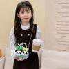 Charming Kids Crossbody Bag Featuring Cartoon Panda And Trendy Chain Design For Daily Use