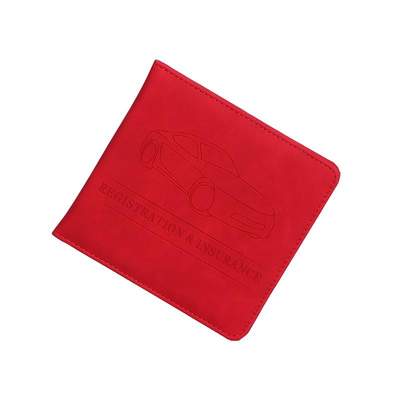 PU кожаный держатель для страховки автомобиля, чехол для водительских прав, сумка для хранения автодокументов, держатель для кредитных карт, чехол-кошелек