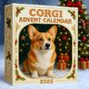 Yousheng Corgi Christmas Advent Calendar 2025 24 Days Countdown Calendar Acrylic Corgi Themed Ornaments Holiday Gifts for Dog Lovers