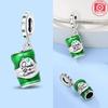 Зеленый цвет Четырехлистный клевер Авокадо Медь Кактус Зеленая серия Шармы Бусины Подходят для 3 мм Оригинального браслета DIY Ювелирный подарок