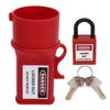 Pin and Sleeve Socket Lockout Device Waterproof Plug Lockout Lock And Safety Padlock Set with Keys