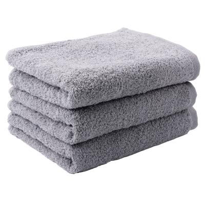 Лицевые полотенца Mukotowel Plus, Средний вес, Полотенце Сенсю, Сделано в Японии, 100% хлопок, Набор из 3 штук, Темно-серый