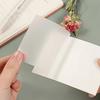 Transparent Sticky Notes Clear Waterproof Square Translucent Memo Pads for School Office