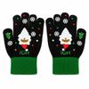 Stretchy Christmas Knit Glove Soft Knit Thermal Knit Glove New Half Finger Glove  Cycling