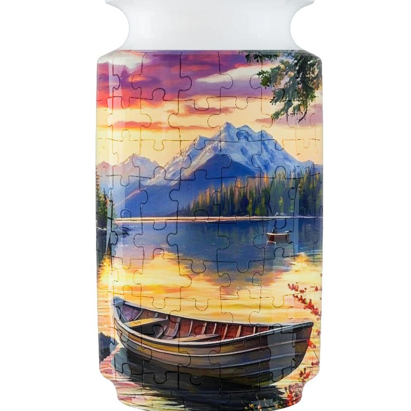 3D пазл ваза панда цветок фарфоровый дизайн сделанный из пластика украшение дома и цветочная композиция новоселье детские игрушки подарки