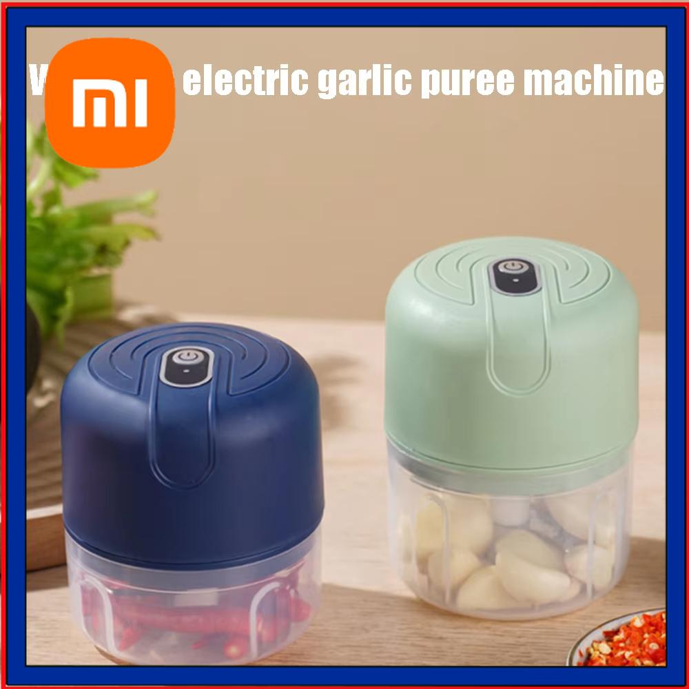 Xiaomi Electric Garlic Puree Machine, Garlic Grinder, Portable Rechargeable Meat Grinder, Vegetable Mixer, 250ML Kitchen Tool Grinder