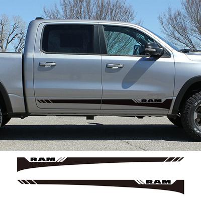 Наклейки на пороги дверей пикапа для Dodge RAM 1500 2500 Rebel Графика для грузовика Наклейка Автомобильный Виниловый Декор на Заказ Наклейка Авто Аксессуары