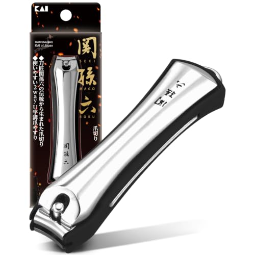 KAI Corporation Seki Magoroku Premium Nail Clippers - "Smooth cutting edge created by the traditional techniques of swordsmiths" Type 102 M size