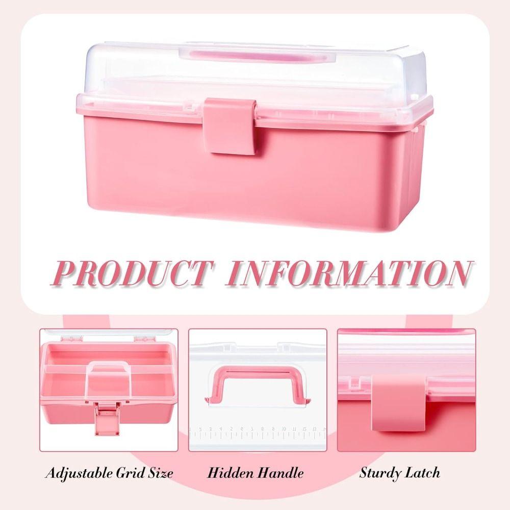 Jewelry Case Storage Case Nail Art Box Desktop Organizer Portable Storage Box Student Stationery