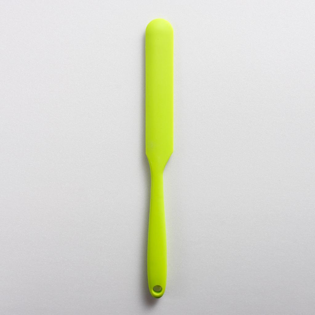 Маленький цельный силиконовый маленький длинный скребок, инструменты для выпечки, скребок для масла, нож для смешивания шоколадного сливочного крема, лопаточка для торта