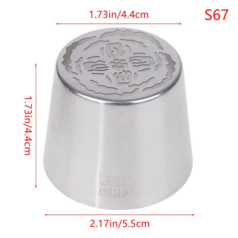 1Pc Stainless Steel Russian Piping Tips Cake Icing Frosting Nozzles Cream Tip For Cupcake Decoration Diy Kitchen Baking Tool