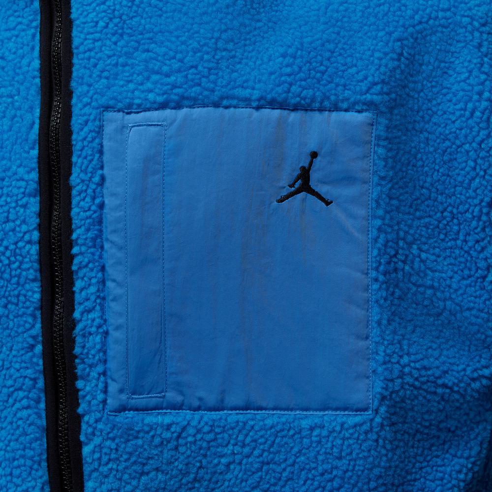 Nike Стойка воротник Спортивная куртка на молнии с длинным рукавом из искусственной овчины Мужская куртка HV0779-406