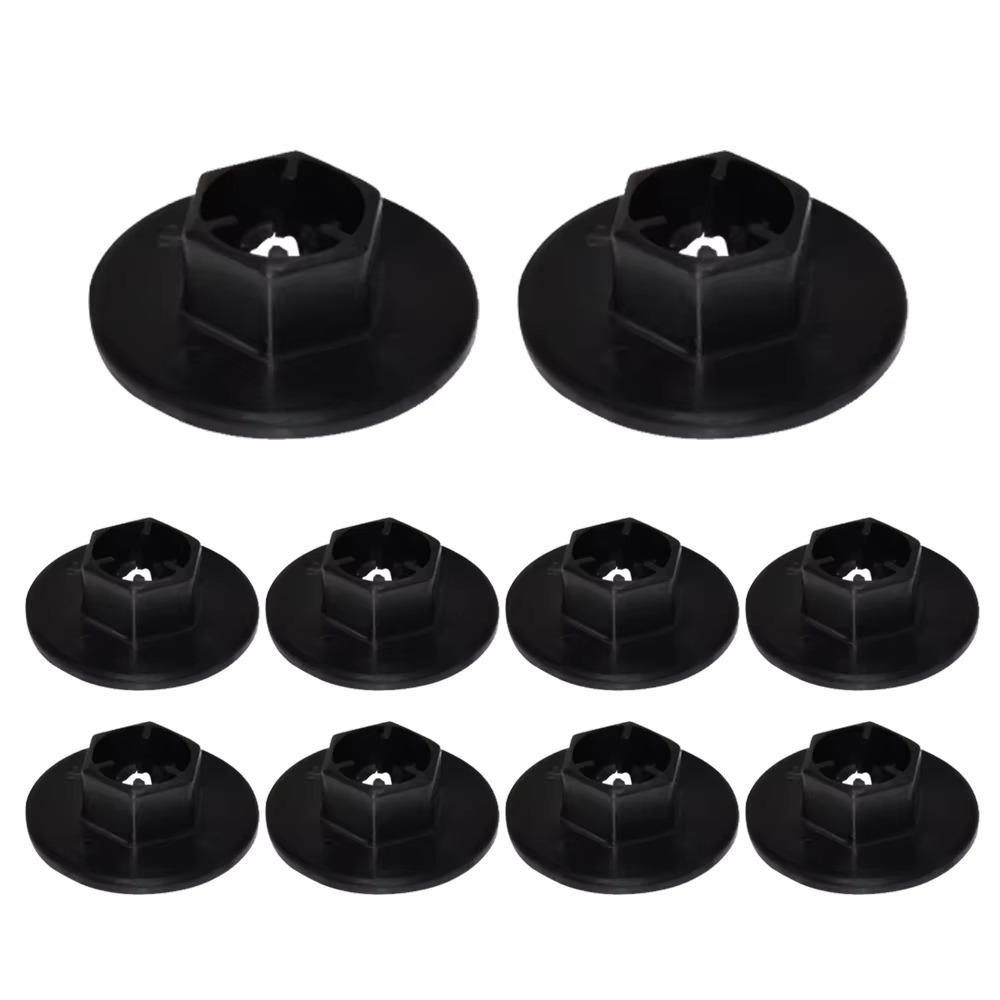 10 шт. новых для Hyundai Solaris 2010 2011 2012 2013 2014 2015 - 2017 84145-26000 автомобильный подкрылок брызговик клипса черный