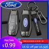 New 2026 Car Sticker Zinc Alloy Car Remote Key Case Cover For Ford Fusion Mondeo Mustang F-150 Explorer Edge 2015 2016 2017 2018