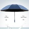 10K двойной костяной реверсивный полностью автоматический зонт для мужчин и женщин, большой ветрозащитный зонт со светоотражающей полосой, солнечный и дождливый зонт