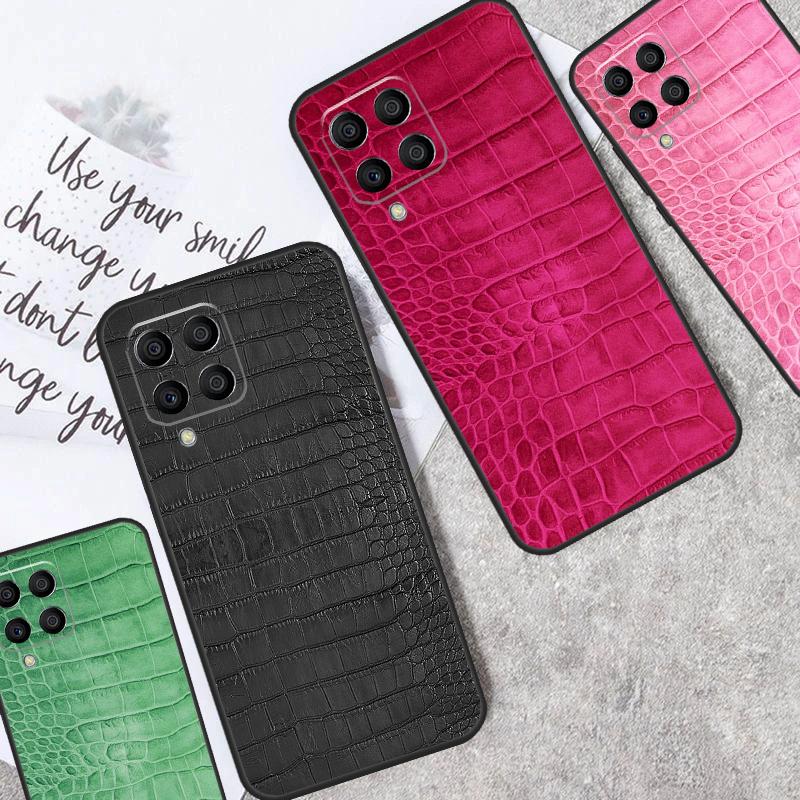 Чехол с принтом под крокодила для Samsung Galaxy M14 M34 M54 M21 M51 M12 M32 M52 M13 M23 M33 M53 M31s M30s M20 Coque