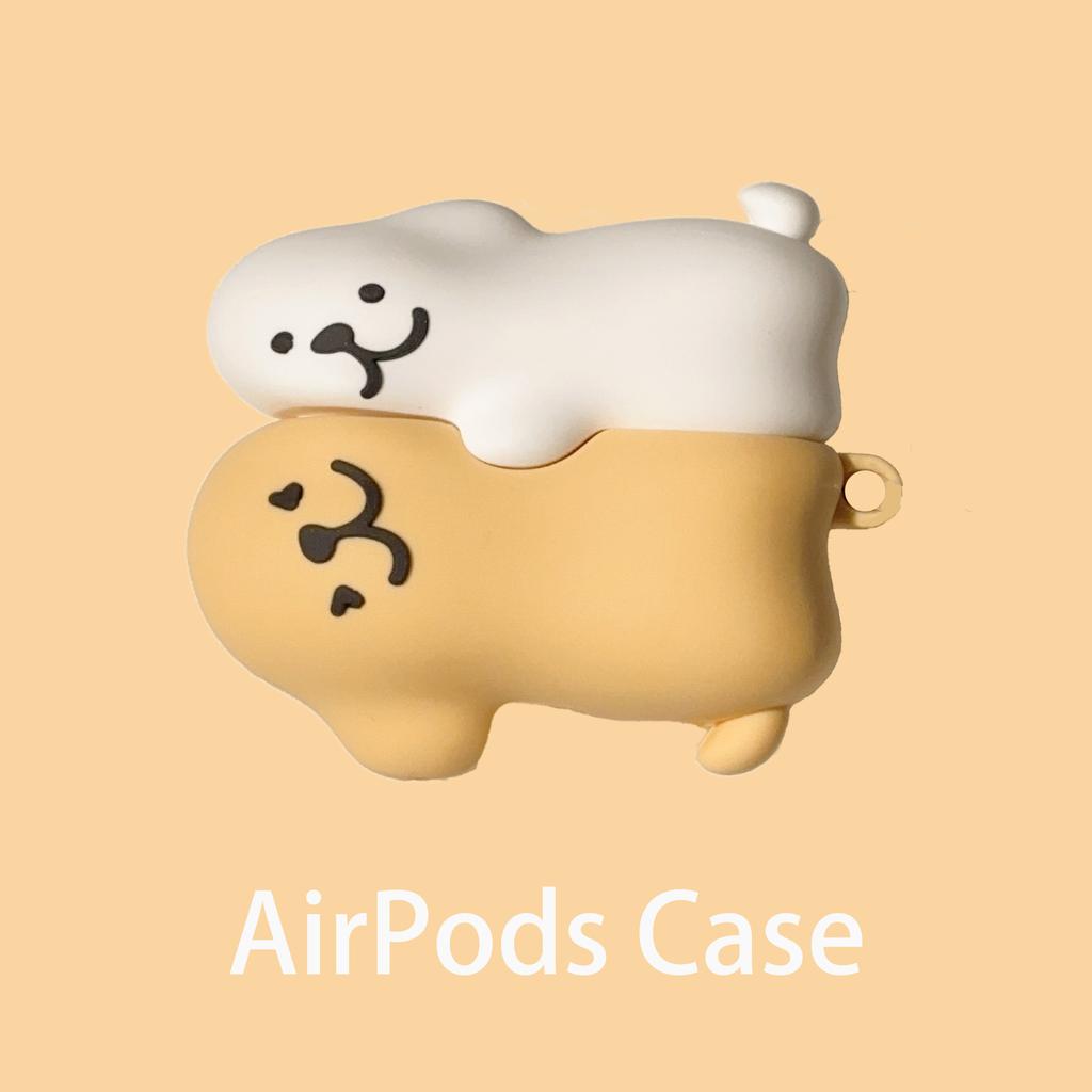 Чехол для Airpods 4 с собакой, Apple Bluetooth гарнитура, чехол Pro 2 3-го поколения, силиконовый защитный чехол, милый и подходит для девочек