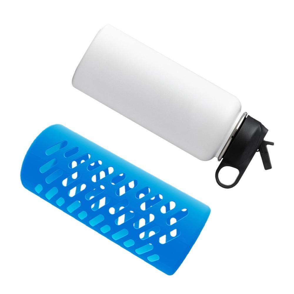 Flexible Stretchable Bottle Cover Multi Color Optional Water Bottle Sleeve Office