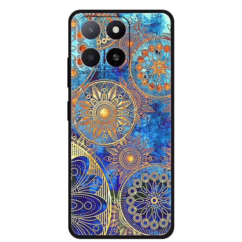 Чехол для ZTE Blade A55 A35 Животные Мягкий Силикон ТПУ Чехлы для Телефона Задняя Крышка для ZTE Blade A35 BladeA55 Волк Ударопрочный Крутой Capa