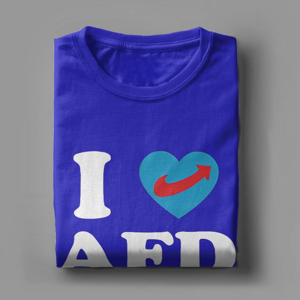 Vintage T Shirt Alternative Afd GerUnisexy Pure Cotton T Shirts Blue Tshirt for Unisexs Summer Aesthetic Casual Short Sleeve Top Tees
