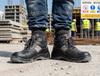 Ppo Model 306 - S1 Src Safety Shoes - Full Grain Leather & Cordura® Size 42