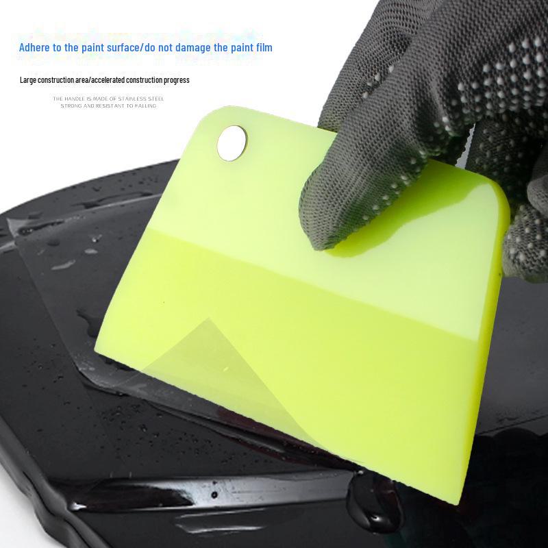 Прозрачный магнитный скребок для пленки и краски с отполированным вручную трапециевидным дизайном