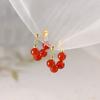 Red Agate Earrings for Women