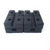 4Pcs Heavy Duty Rectangle Rubber Arm Pads Car Truck Hoist Lift Accessories Black