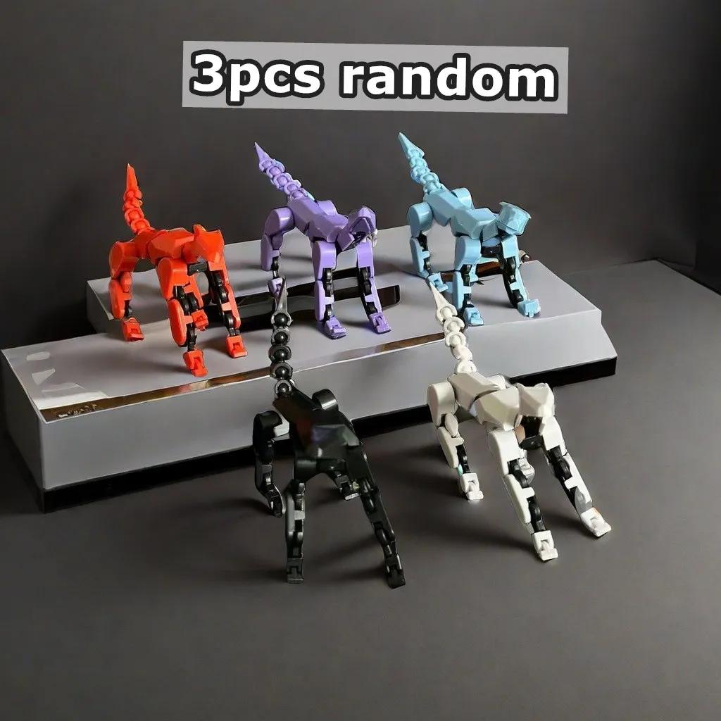 1249 шт. Светящийся Титан 13 Фигурки Действия Фигурка T13 3D Печатная Многосуставная Подвижная Счастливый 13 Фигурка Действия Фигурка Новы Макет