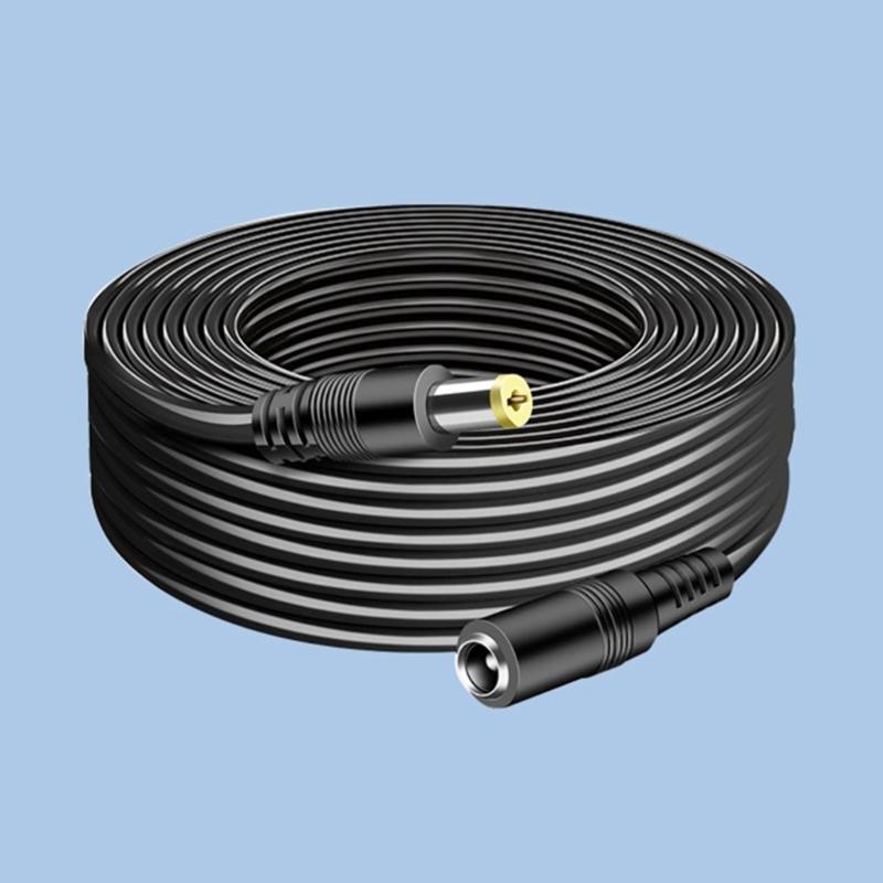 Quality DC5.5x2.1mm Power Cord Extension Wire Compatible for CCTV Camera OFC Conductors Wire for DIY Installers