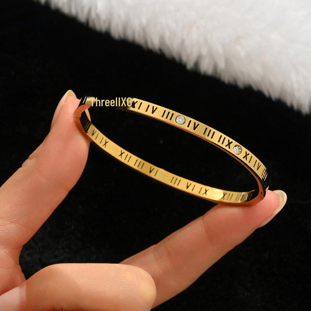 Браслет-гвоздь с бриллиантами из титановой стали - Женская минималистичная мода, Горячо продаваемые женские аксессуары