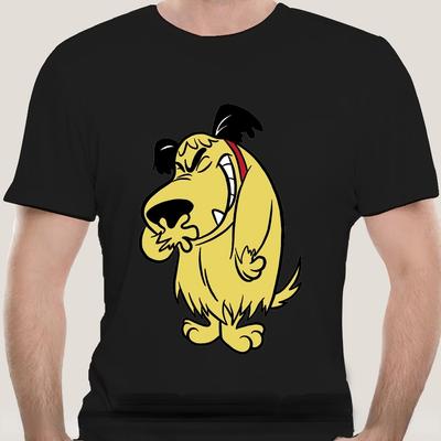 Маттли Матли Мультфильм Смех Смех Собака Юмор Хихи Хихи Хаха Модная футболка Мужская одежда Футболка оверсайз Ретро футболка