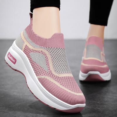 Модная обувь, женские кроссовки, разноцветные, на толстой подошве, повседневная обувь для женщин, новая сетчатая дышащая женская обувь Zapatos De Mujer