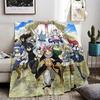 Классические комиксы Аниме FAIRY TAIL Легкое одеяло 240 г Фланелевое Мягкое Безопасное для кожи для летнего охлаждения