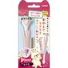 FEATHER Peanie Back/Body 2WAY Made In Japan Easy-to-Shave Razor for Women's Back, Nape, Arms, Armpits, Legs