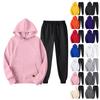 Men's Sweatshirt Suit Men's Solid Color Casual Sports Suit Sweatshirt Suit
