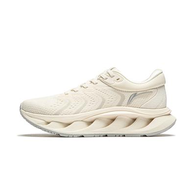 Кроссовки Li Ning Arc CRC с амортизацией, износостойкие, нескользящие, с низким верхом, женские кроссовки бежевого цвета AZGU006-4