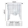 Breathable Swag Valance for Small Rod Pocket Design Bathroom and Hotel