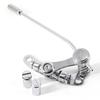 Ogdni Electric Guitar Vibrato Tremolo and Roller Guitar Bridge for LP SG Style Guitars Bridge, Tailpiece, Tune-O-Matic (Chrome)