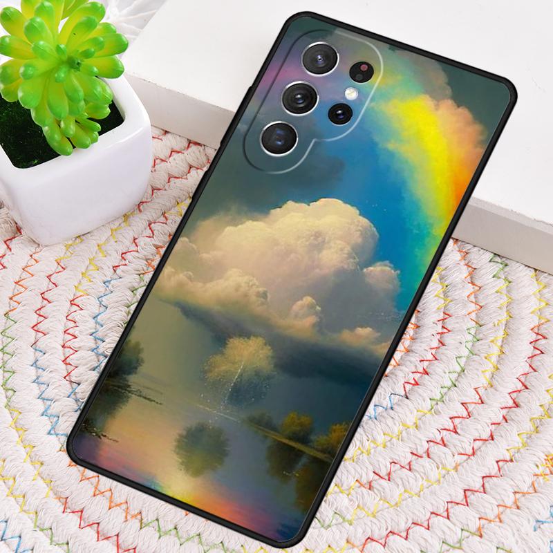 Чехол для телефона "Радуга в небе" для Samsung Galaxy note 10 pro S26 Ultra S23 S24 FE S25 S21 S22 PLUS ударопрочный