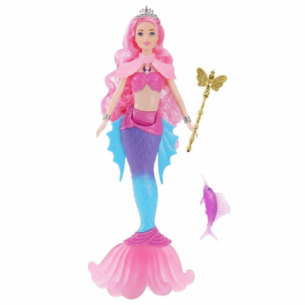 Soft Light Mermaid Doll Gentle Music Playhouse Toy Cute Light Music Mermaid Toy Gift