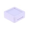 Packaging Transparent Rhinestone Jar Box Flip Lid Acrylic Crystal Display Case White Black Gemstone Holder Organizer