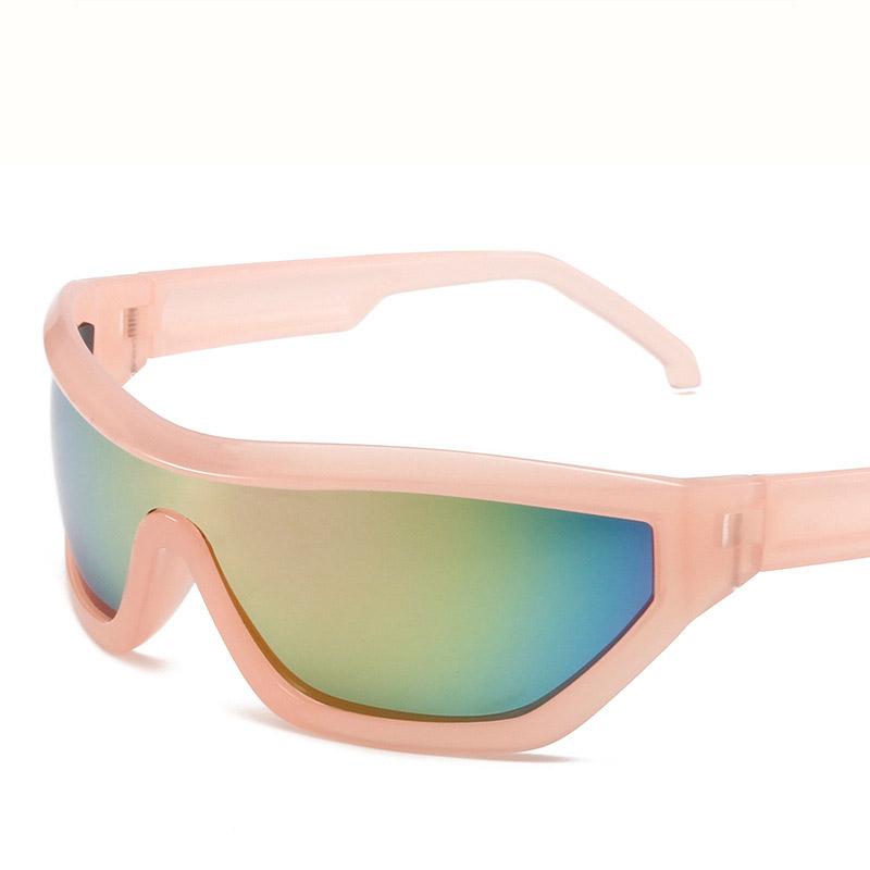 Non-polarized One-piece Lens Oversized Sunglasses Mountaineering Sunscreen SuneyeglOutdoors Riding Sports Goggles